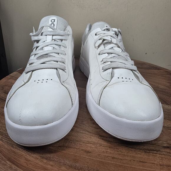 On The Roger Advantage All White Mens White Size 11 Athletic Tennis Shoes PWLZ14 - Picture 3 of 10